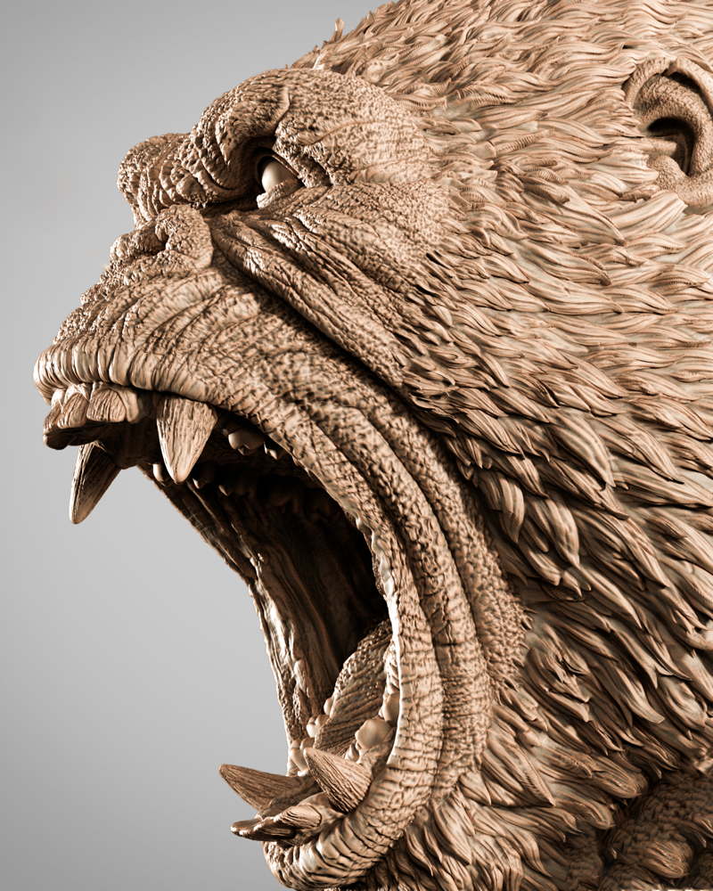 King Kong - Portrait Bust