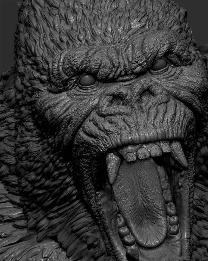 King Kong - Portrait Bust
