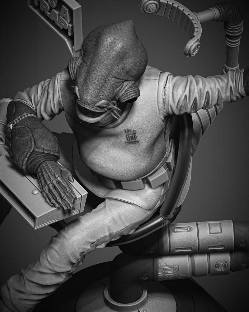 Ackbar Admiral - Sculpture