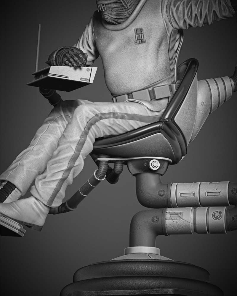 Ackbar Admiral - Sculpture