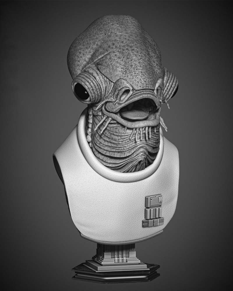 Ackbar Admiral - Portrait Bust