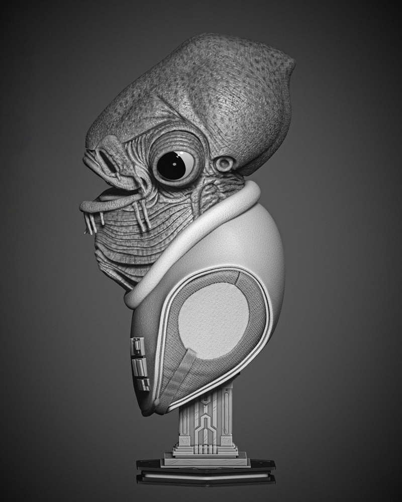 Ackbar Admiral - Portrait Bust