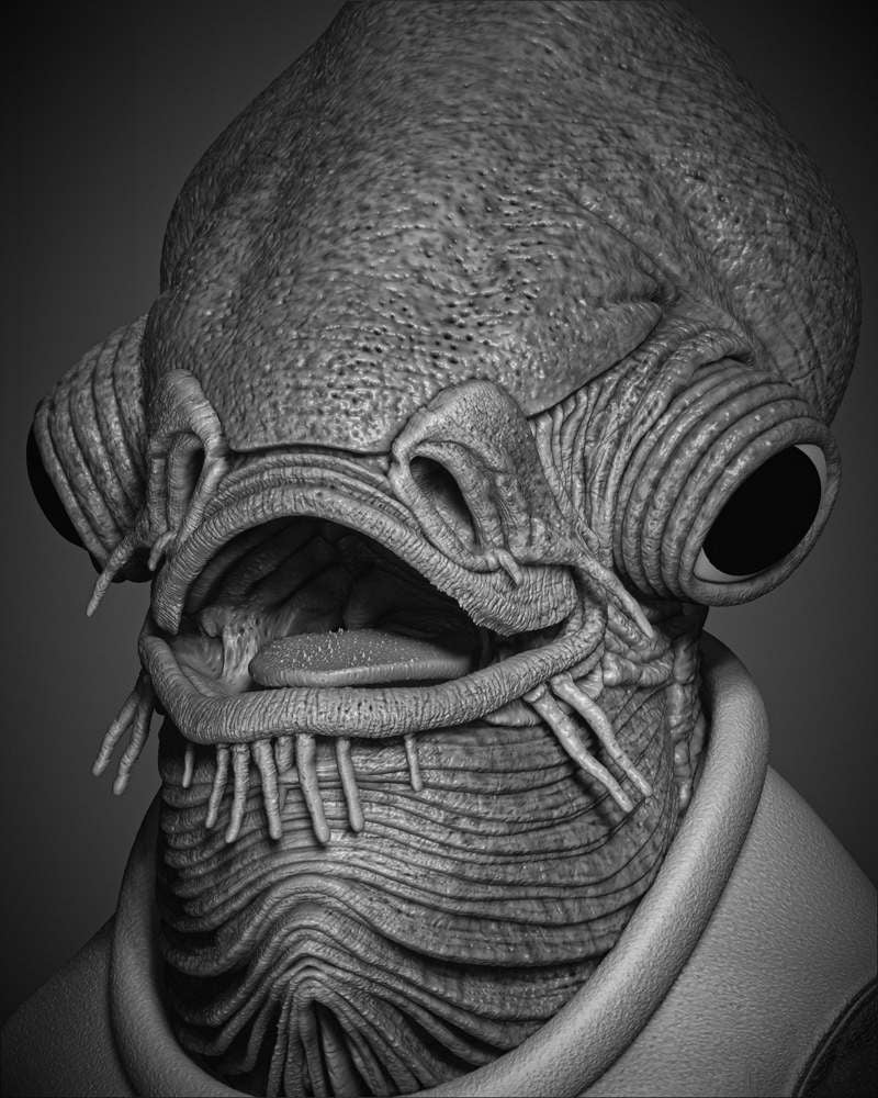 Ackbar Admiral - Portrait Bust