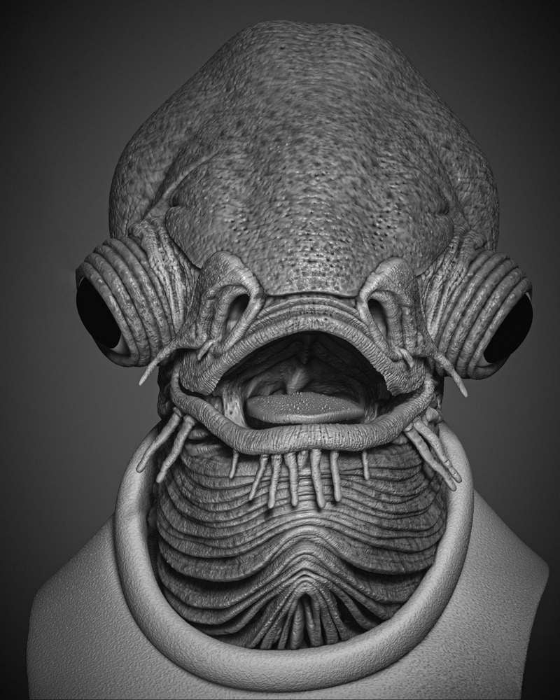 Ackbar Admiral - Portrait Bust