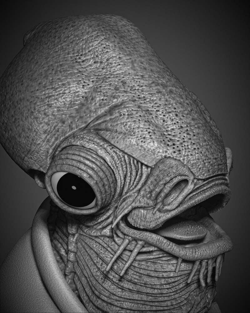 Ackbar Admiral - Portrait Bust