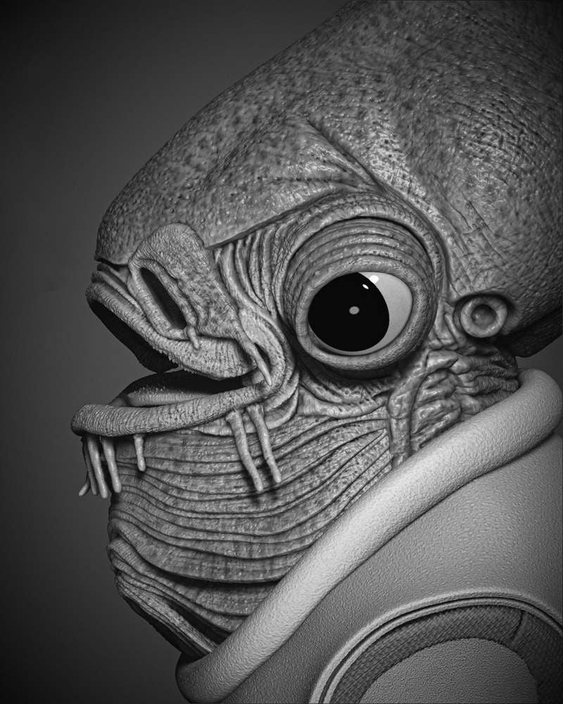 Ackbar Admiral - Portrait Bust