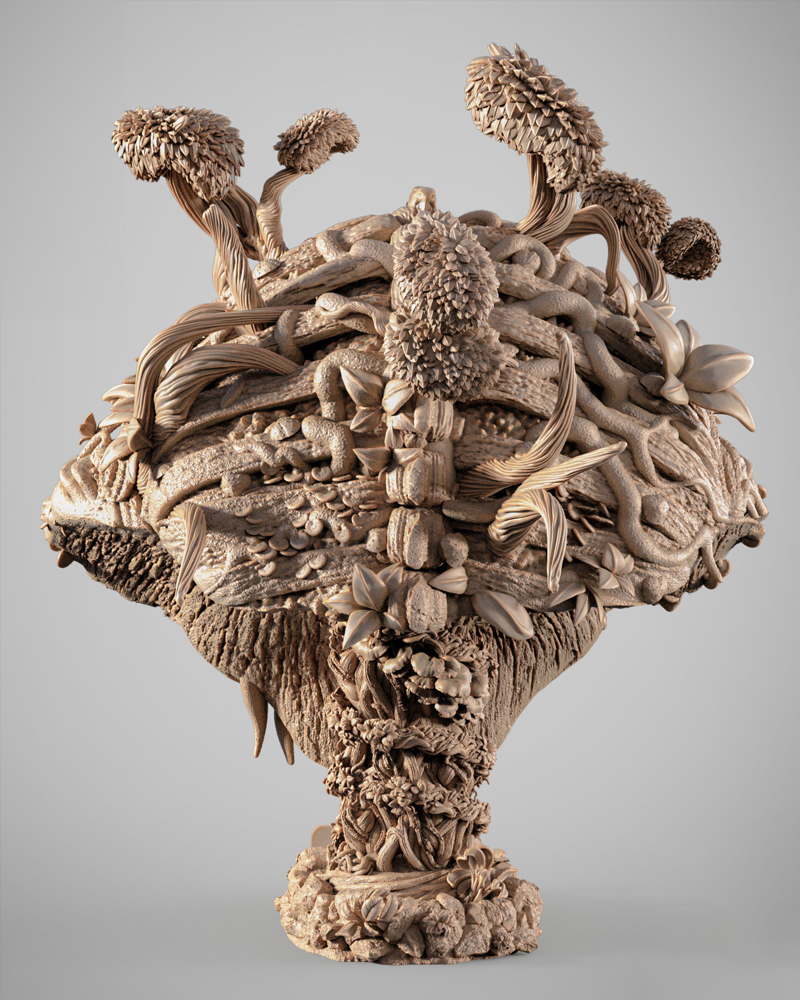 Man Thing – Portrait Bust