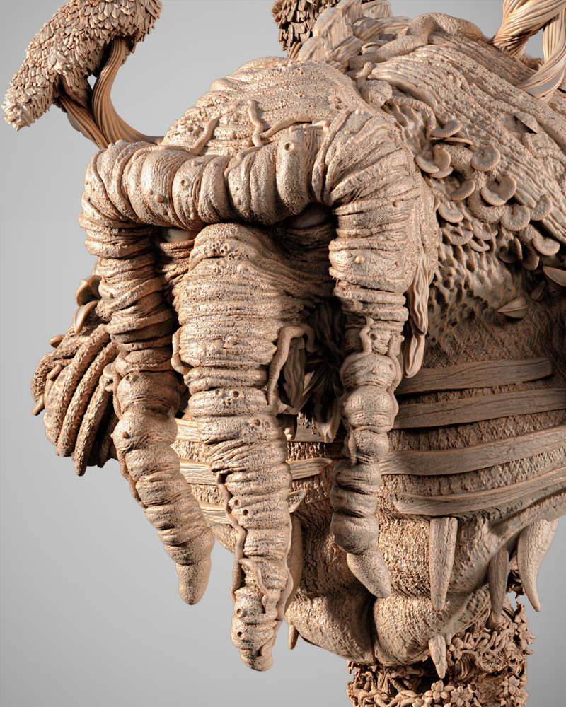 Man Thing – Portrait Bust
