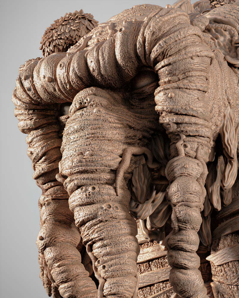 Man Thing – Portrait Bust