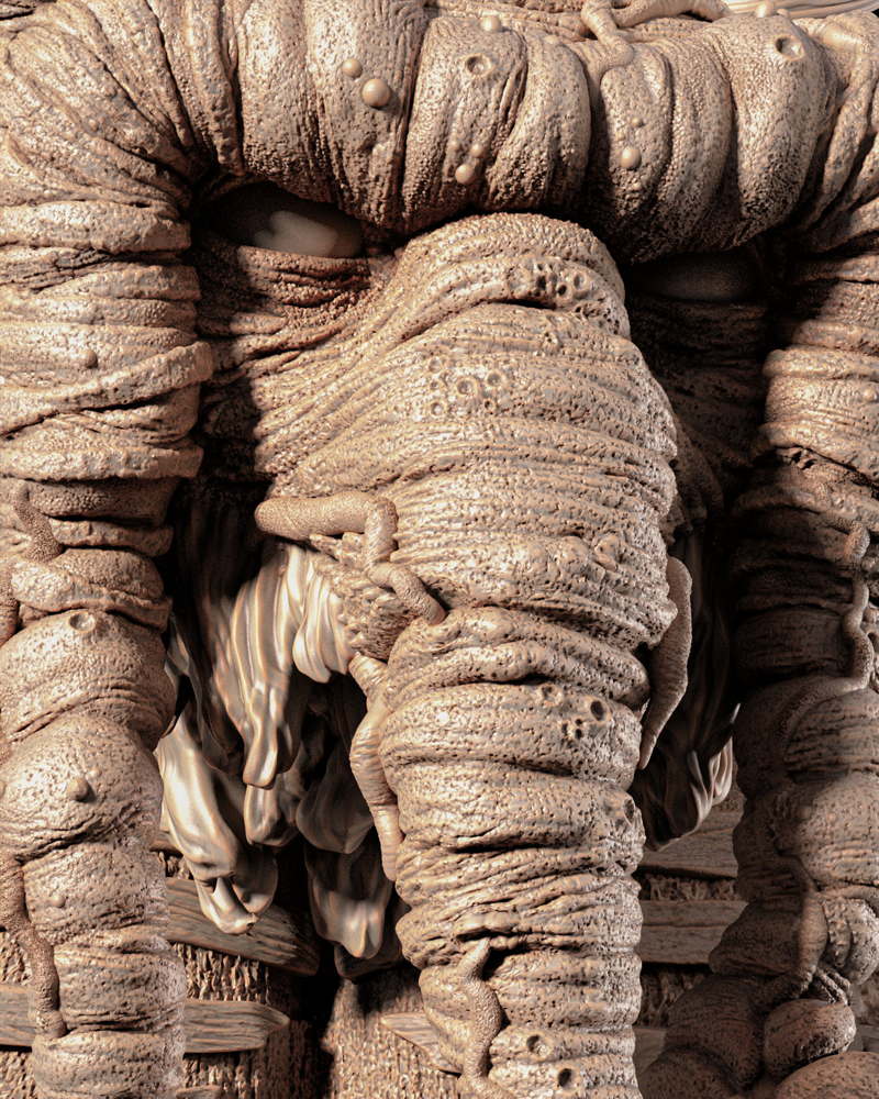Man Thing – Portrait Bust