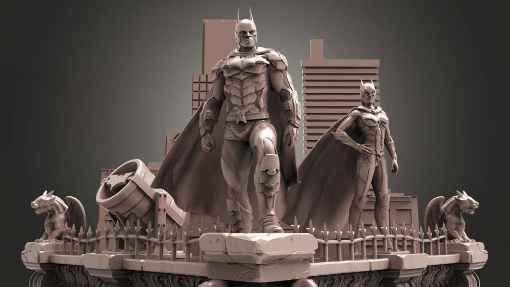 Batman and Catwoman #2 - Diorama