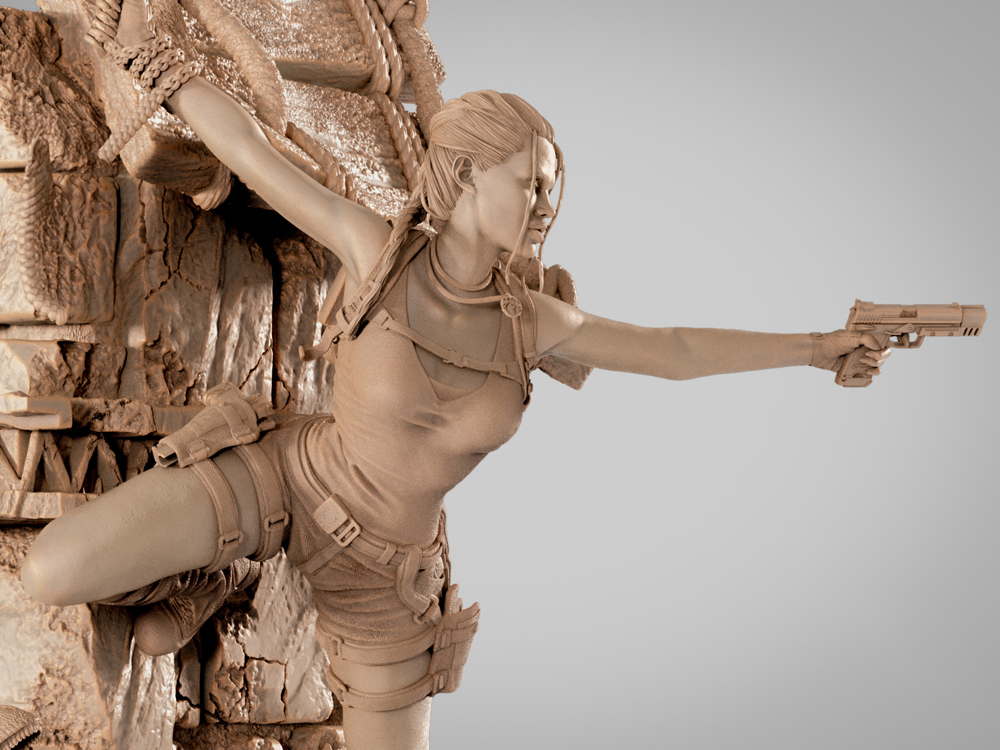 Lara Croft – Sculpture