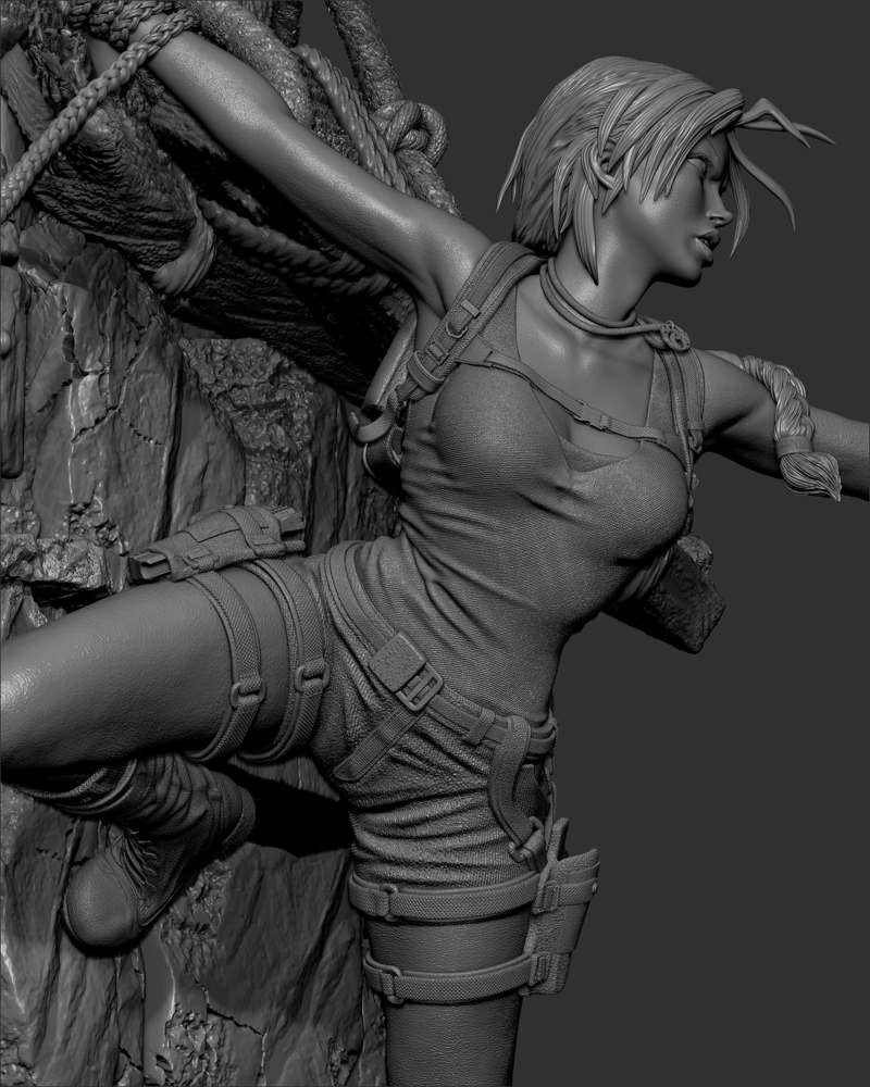 Lara Croft – Sculpture