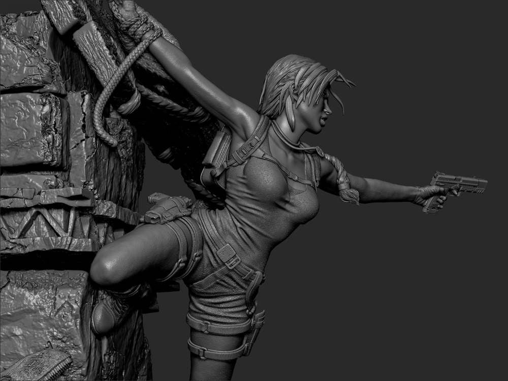 Lara Croft – Sculpture