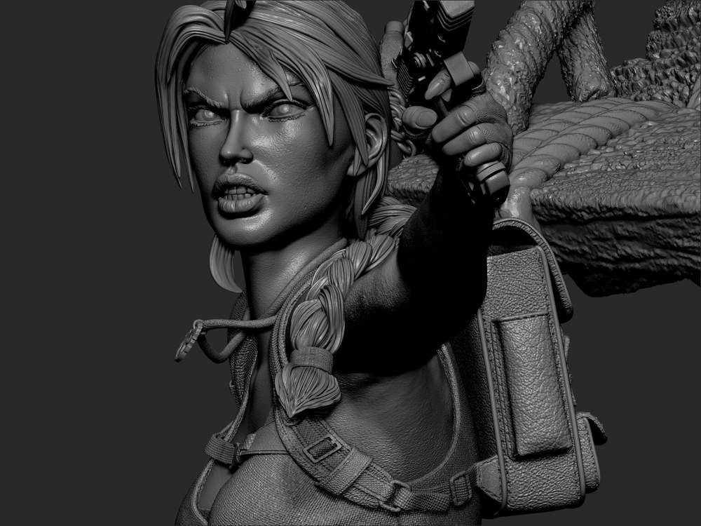 Lara Croft – Sculpture