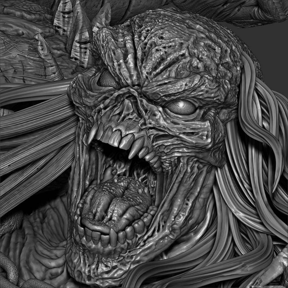 Dark Ages Spawn - Sculpture