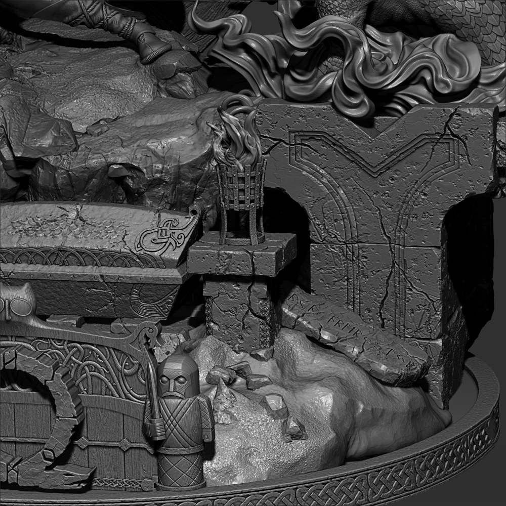 God Of War 4 - Diorama