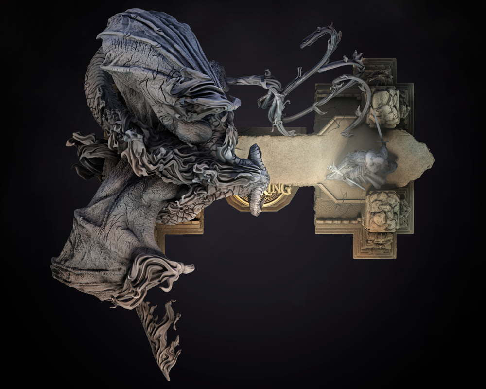 Gandalf vs Barlog - Diorama