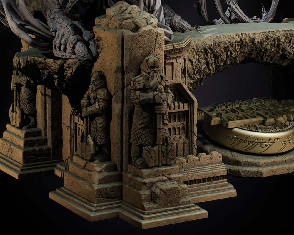 Gandalf vs Barlog - Diorama