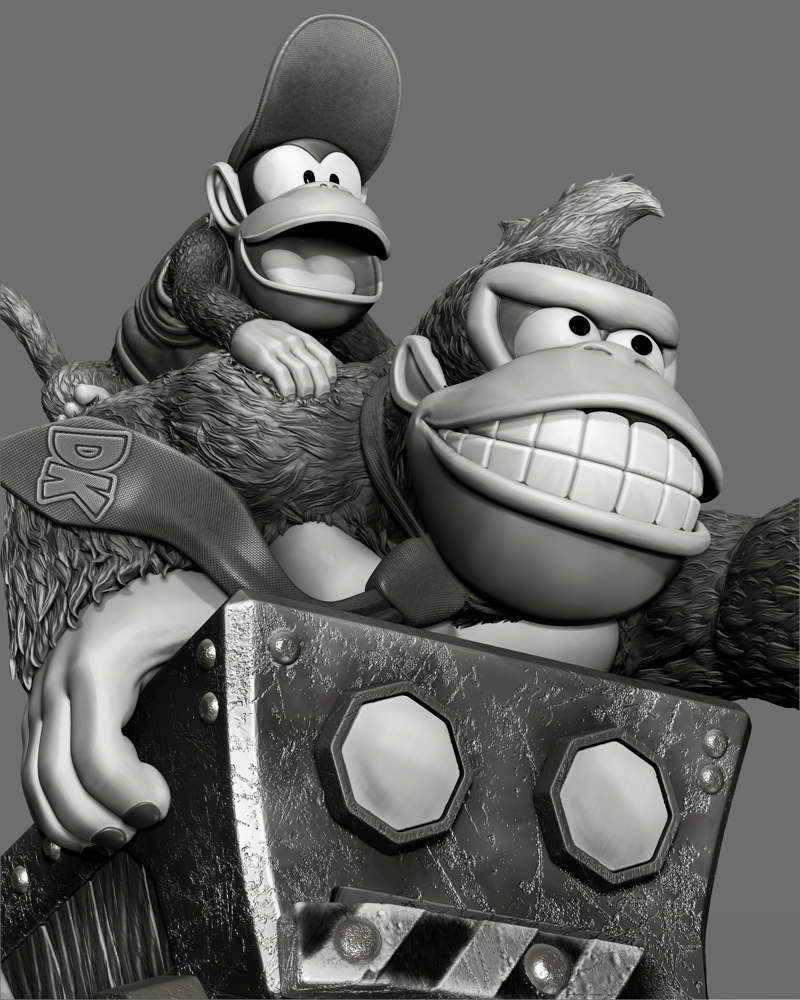 Donkey Kong & Diddy – Diorama