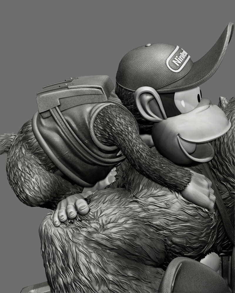 Donkey Kong & Diddy – Diorama