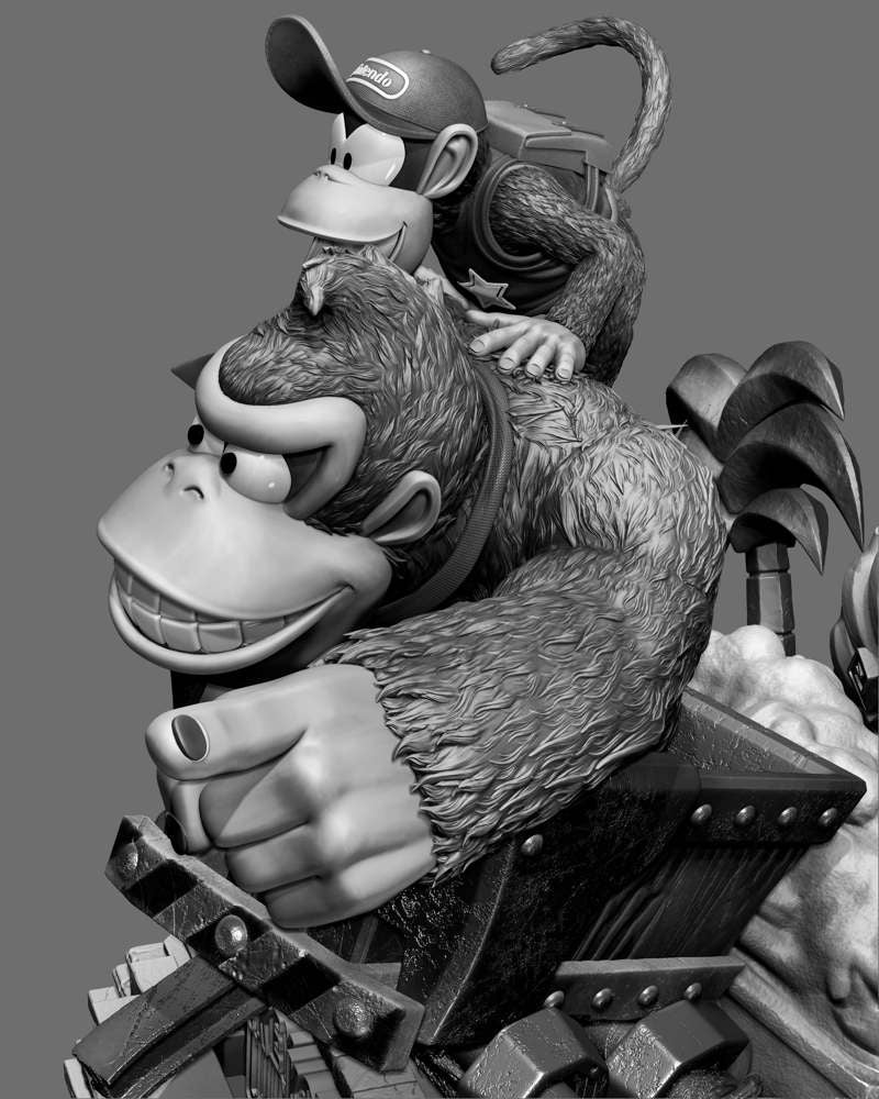 Donkey Kong & Diddy – Diorama