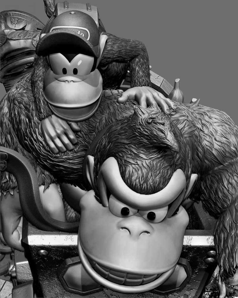 Donkey Kong & Diddy – Diorama