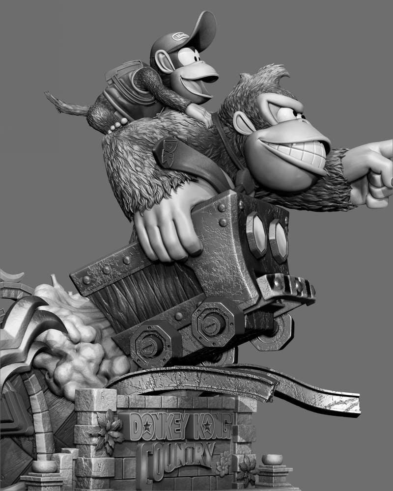 Donkey Kong & Diddy – Diorama