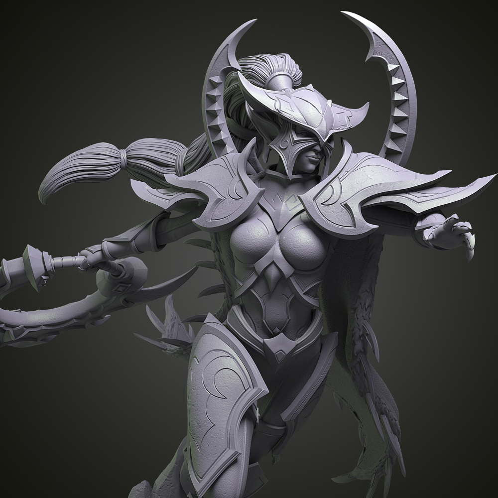 Maiev Shadowsong - Sculpture