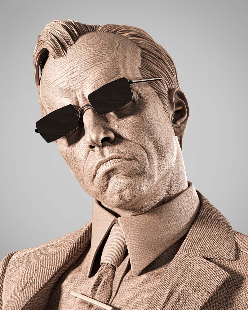 Agent Smith - Sculpture