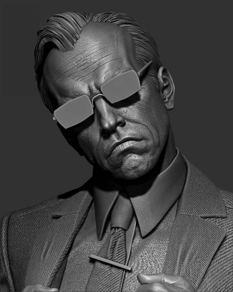 Agent Smith - Sculpture
