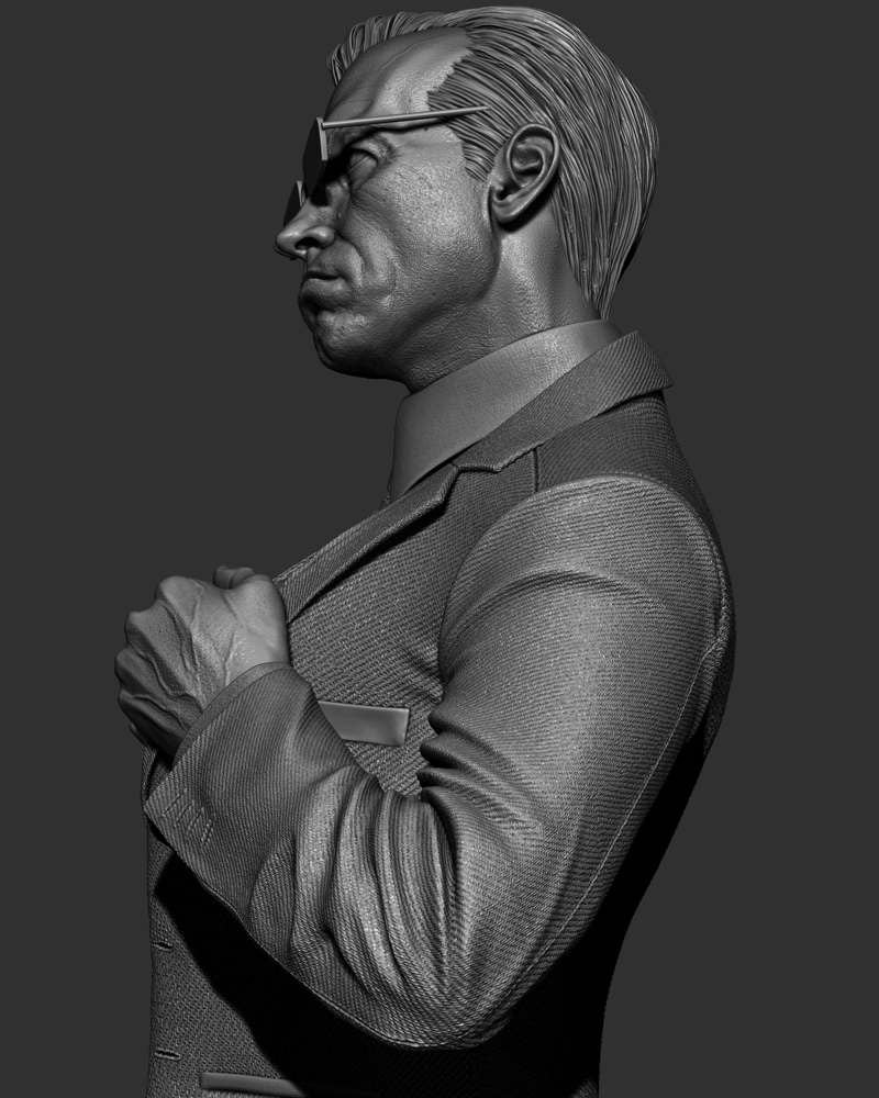 Agent Smith - Sculpture