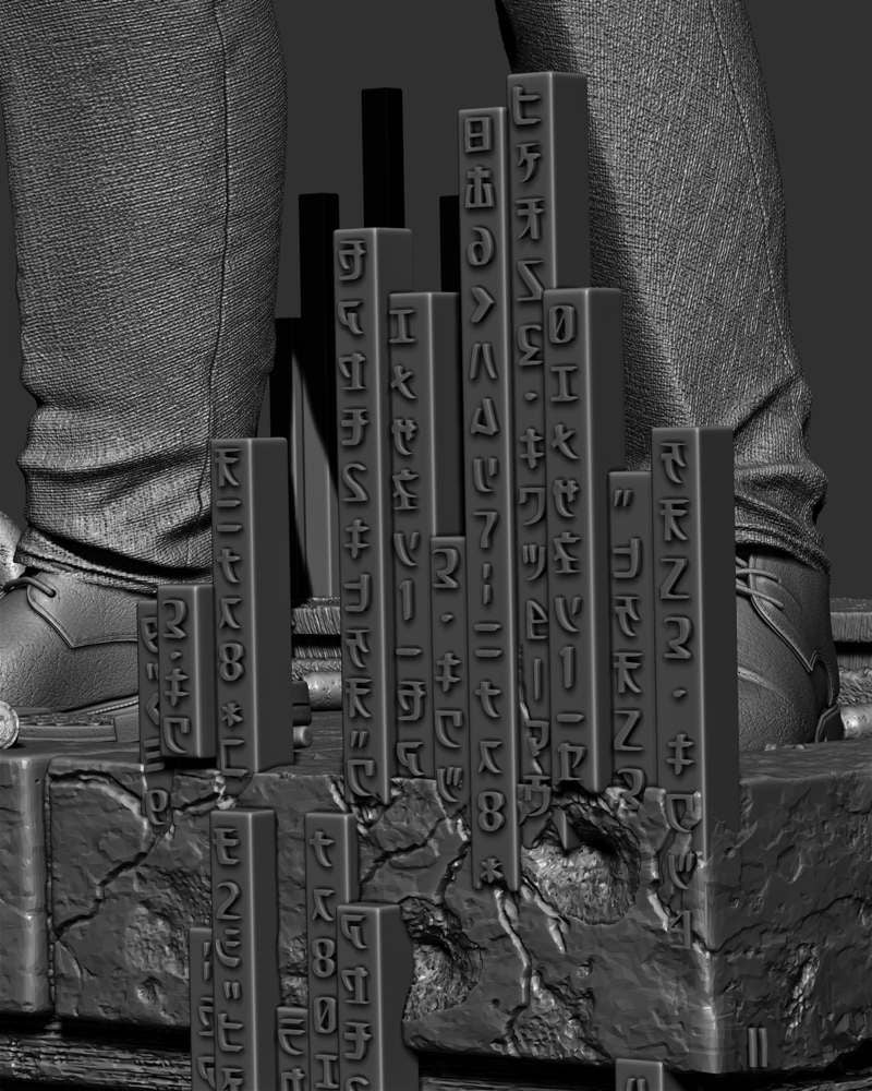 Agent Smith - Sculpture