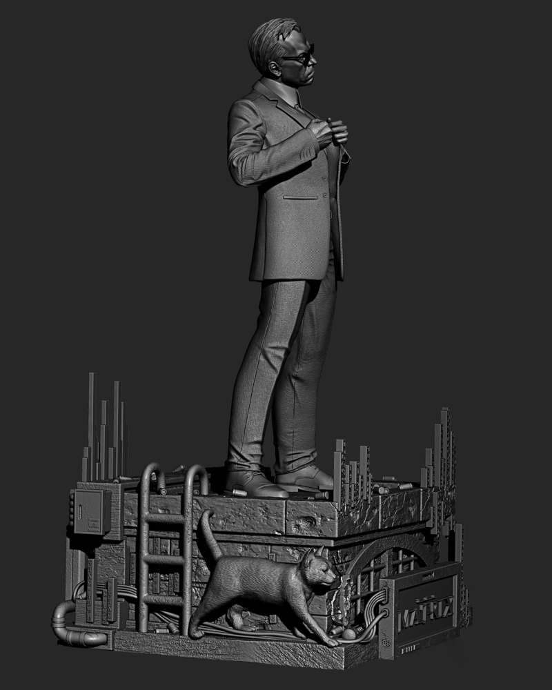 Agent Smith - Sculpture