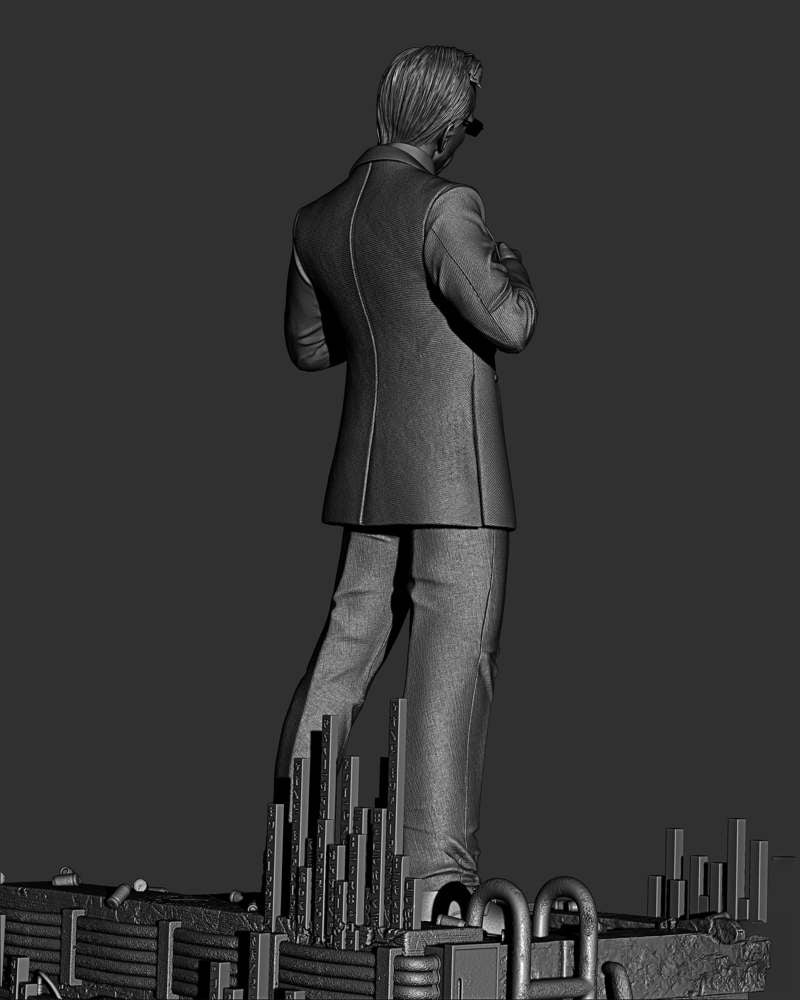 Agent Smith - Sculpture