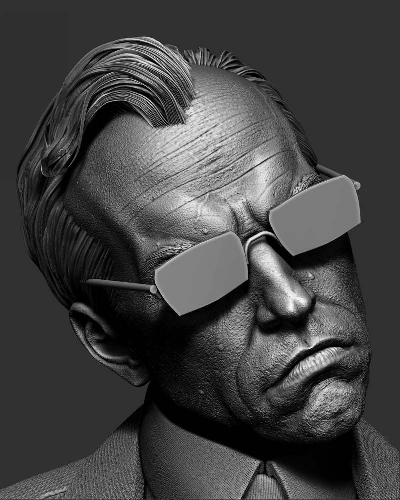 Agent Smith - Sculpture
