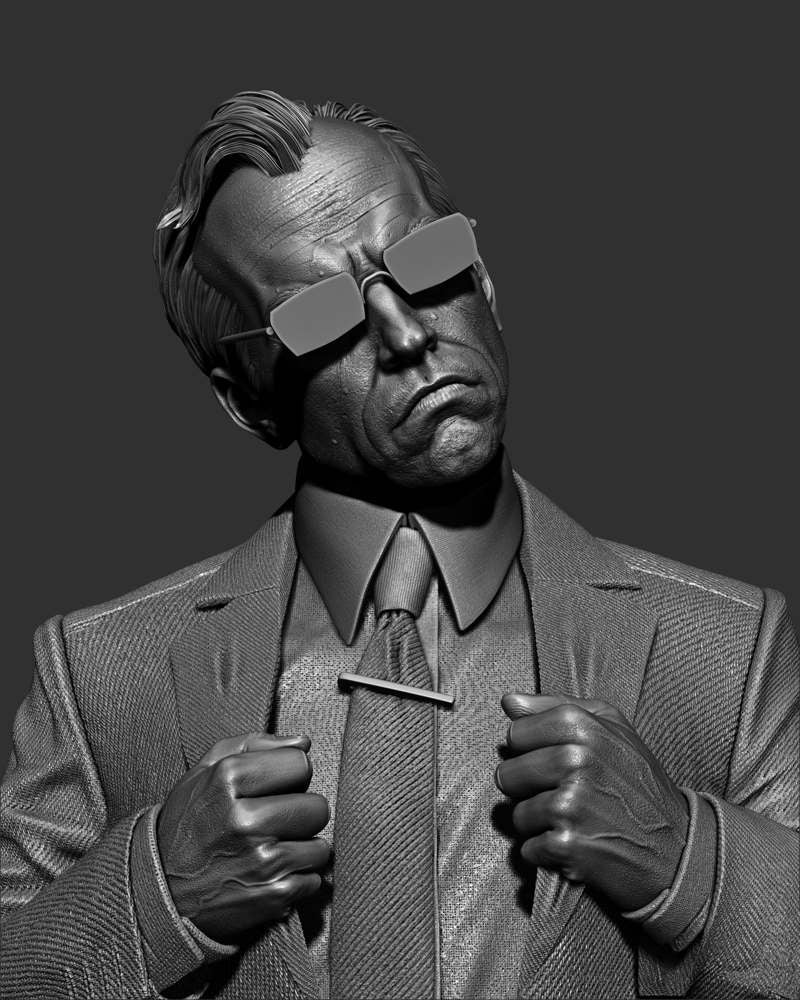 Agent Smith - Sculpture
