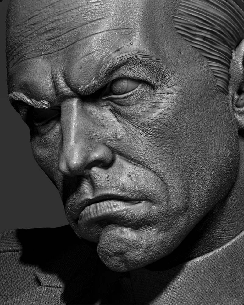 Agent Smith - Sculpture