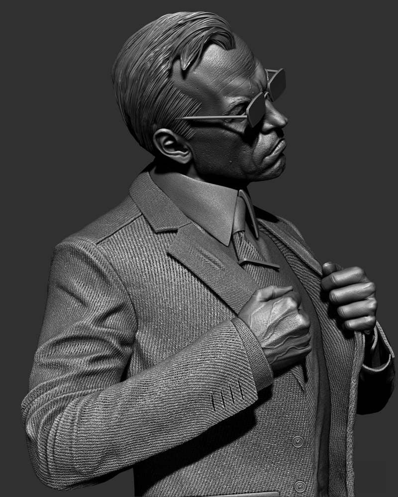 Agent Smith - Sculpture