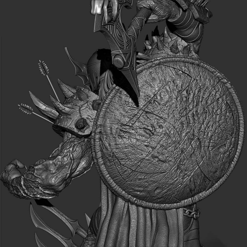 Dark Ages Spawn - Sculpture