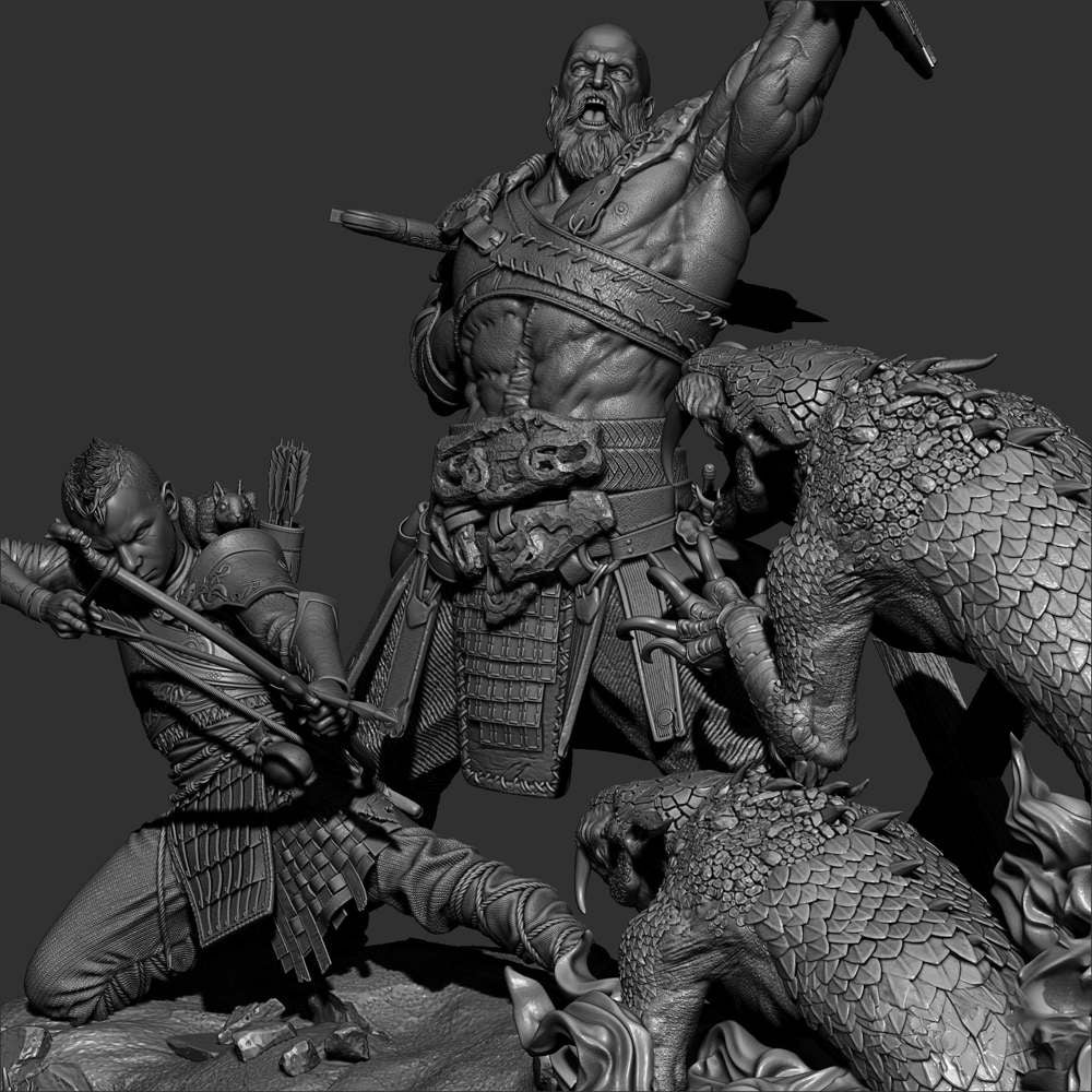 God Of War 4 - Diorama