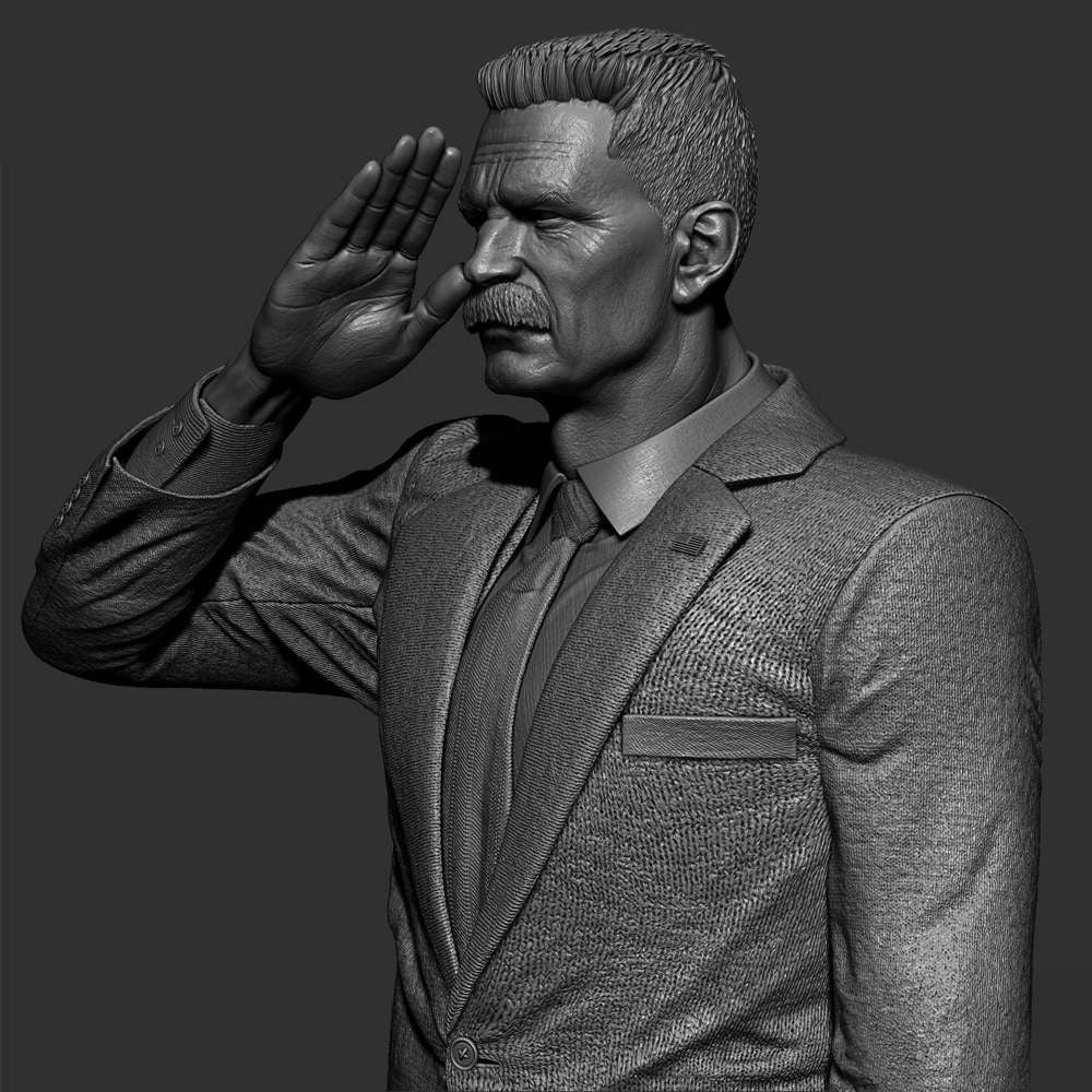 General Thaddeus Ross - Sculpture