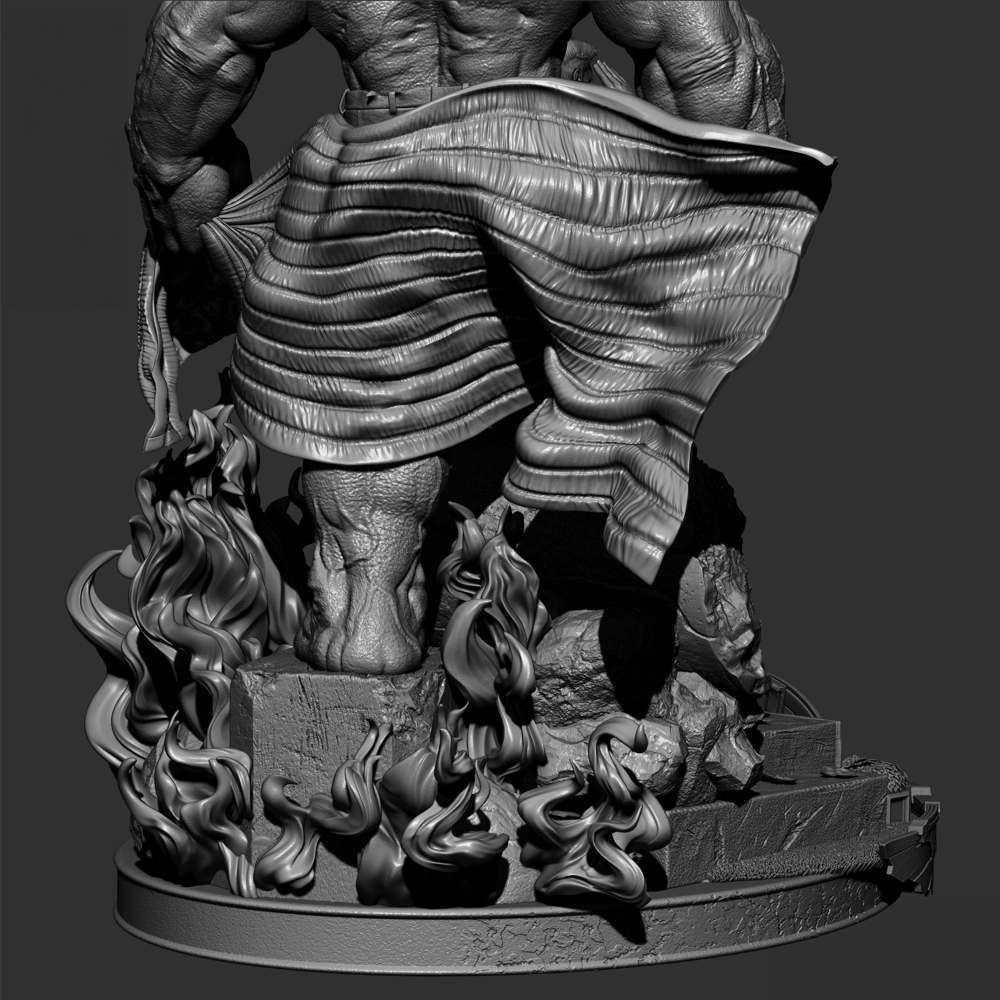 Red Hulk and Ross - Diorama