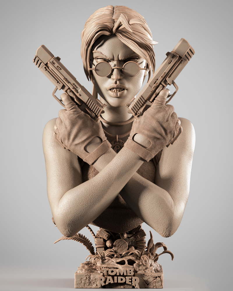 Lara Croft – Portrait Bust