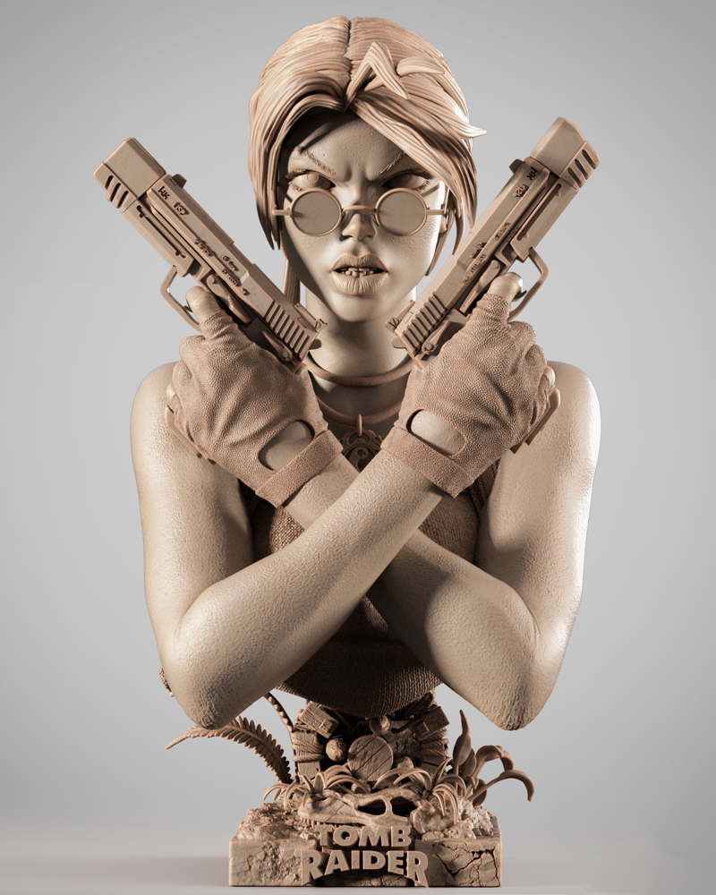 Lara Croft – Portrait Bust