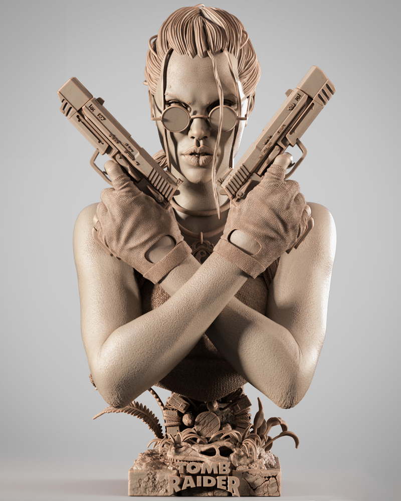 Lara Croft – Portrait Bust