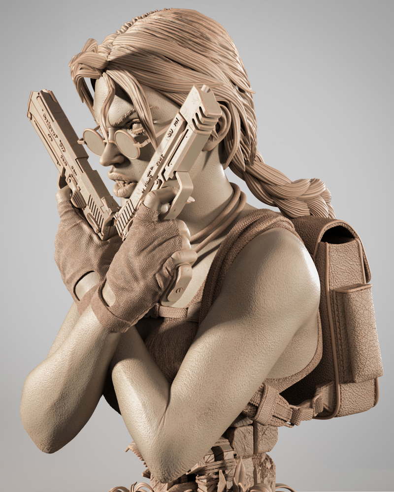 Lara Croft – Portrait Bust