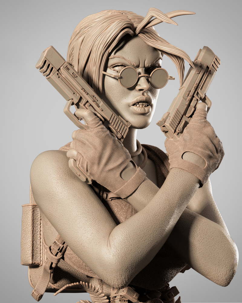 Lara Croft – Portrait Bust