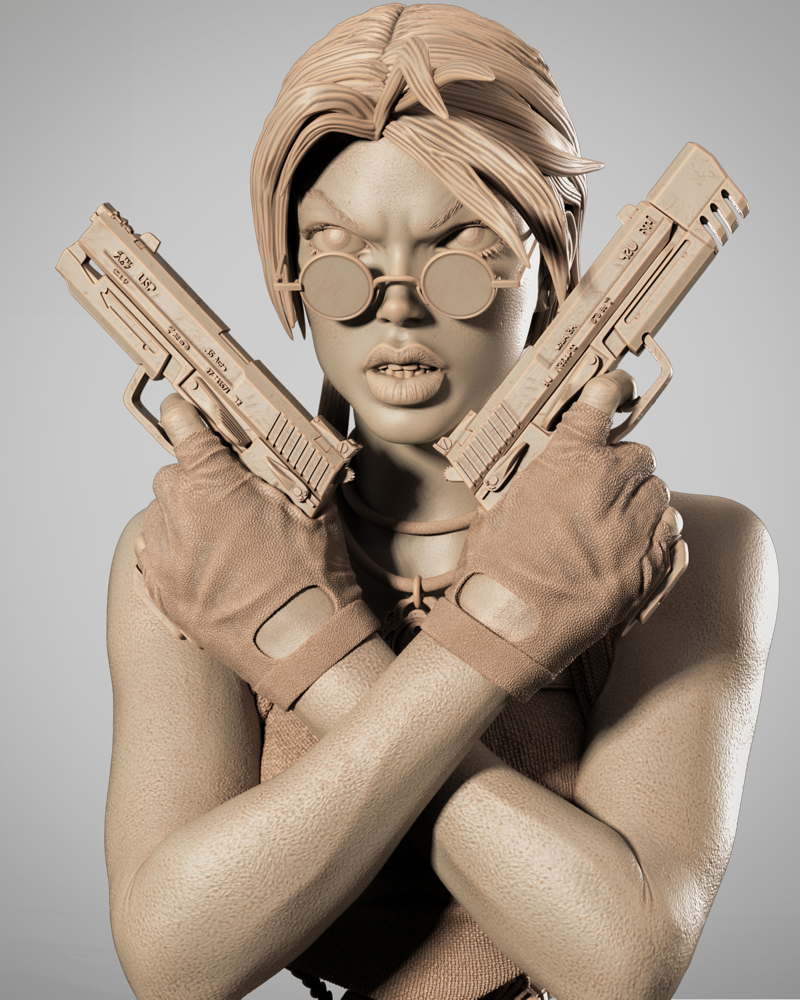 Lara Croft – Portrait Bust