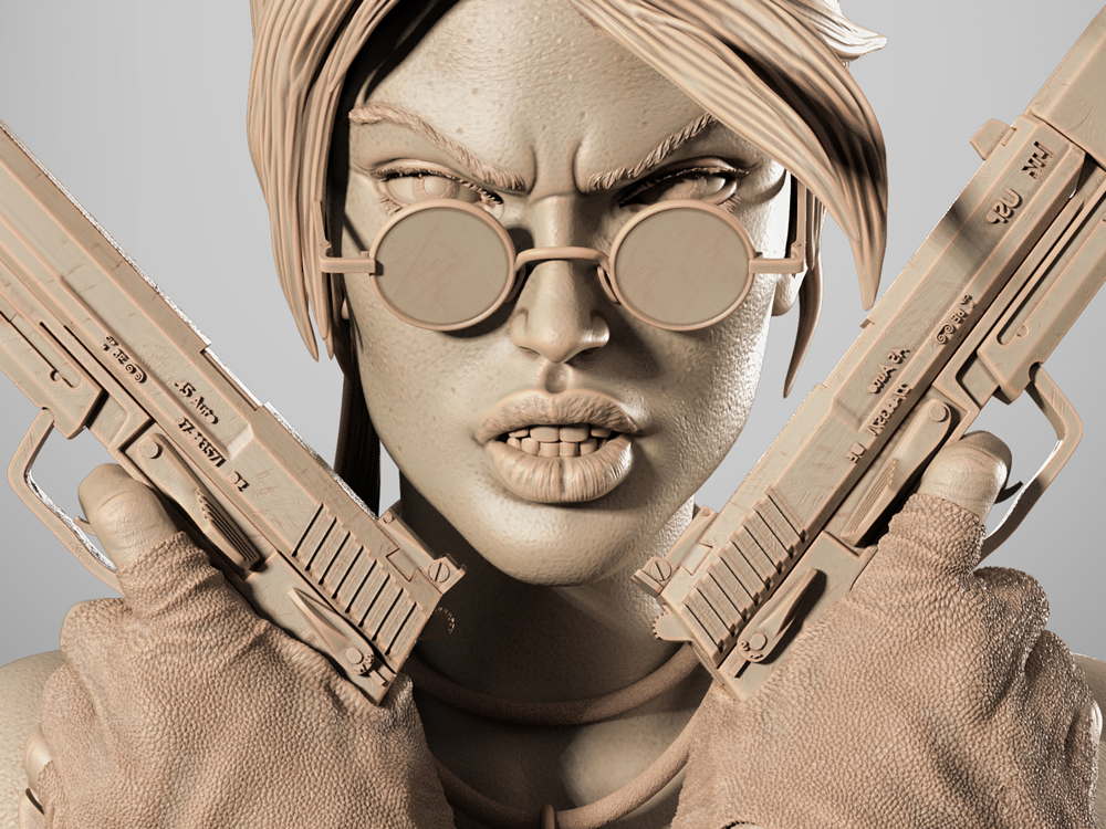 Lara Croft – Portrait Bust